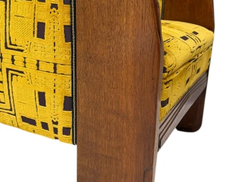 Art Deco Amsterdamse School Lounge Chair by Cornelis van der Sluys, 1918